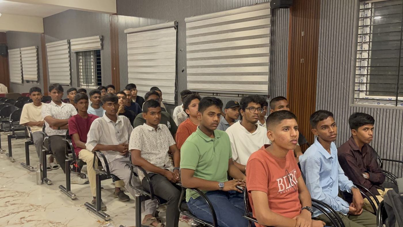 Students in a mid-morning session
