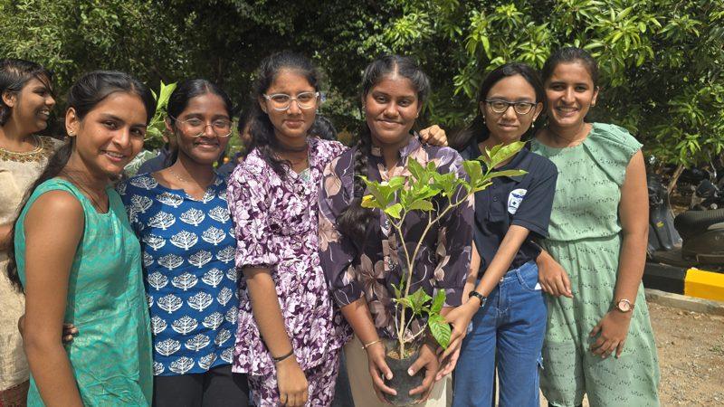 Planting trees on World Environment Day