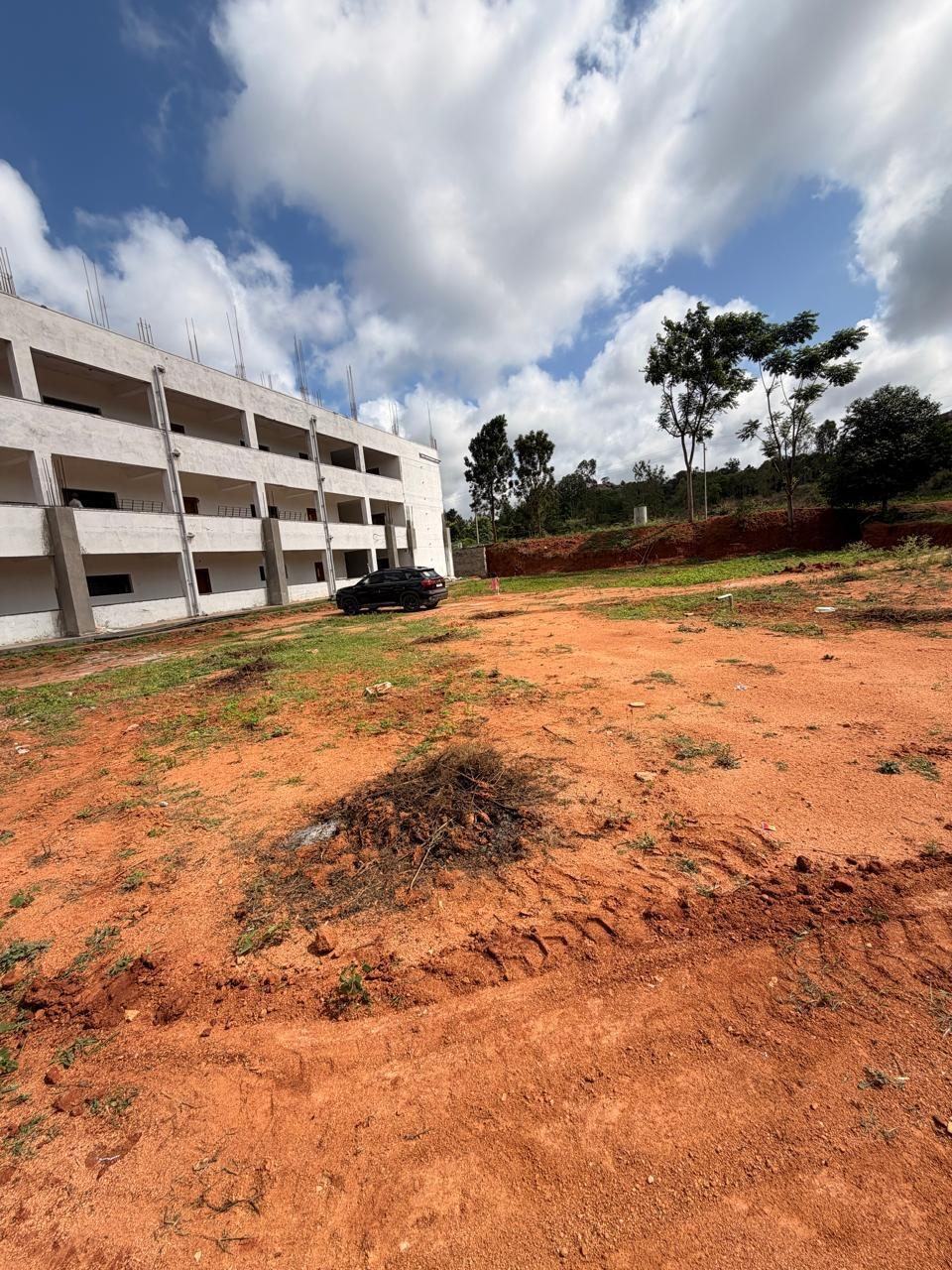 The academic block taking shape at Bachenahatti